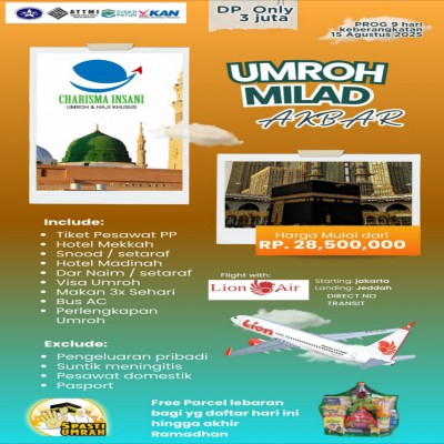 UMROH MILAD AKBAR 9D